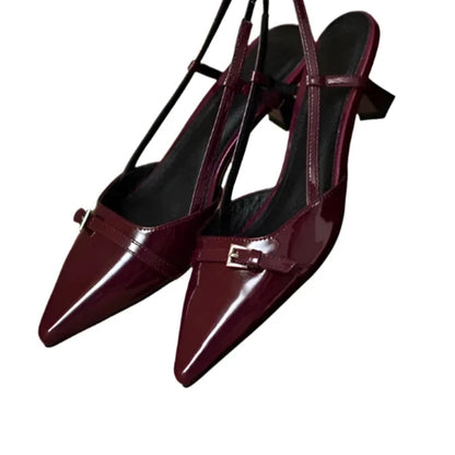 HEVXM Mid Heels Party Shoes Women Sandals