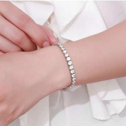 MOISSANITE DIAMOND TENNIS BRACELET FOR WOMEN