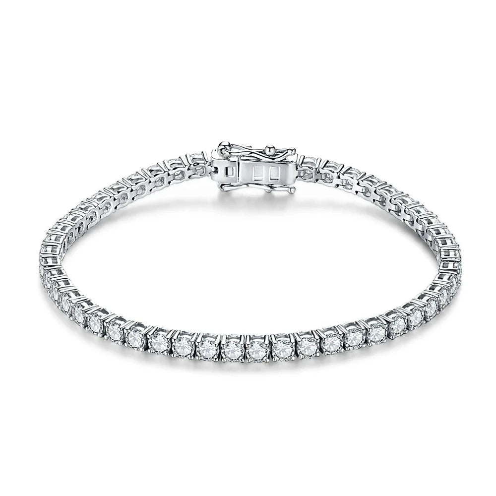MOISSANITE DIAMOND TENNIS BRACELET