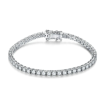 MOISSANITE DIAMOND TENNIS BRACELET