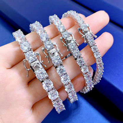 MOISSANITE DIAMOND TENNIS BRACELET FOR WOMEN