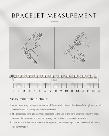 MOISSANITE DIAMOND TENNIS BRACELET
