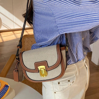 METAL DECOR SADDLE BAG