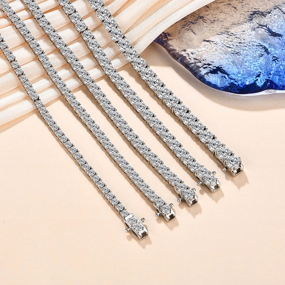 MOISSANITE DIAMOND TENNIS BRACELET