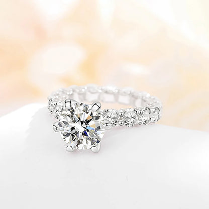 MOISSANITE DIAMOND WOMEN ENGAGEMENT RING