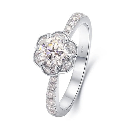 REAL GOLD LAB GROWN DIAMOND ENGEGMENT RING