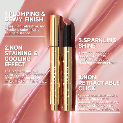 FOCALLURE GLITTER PEARLESCENT LIP GLOSS
