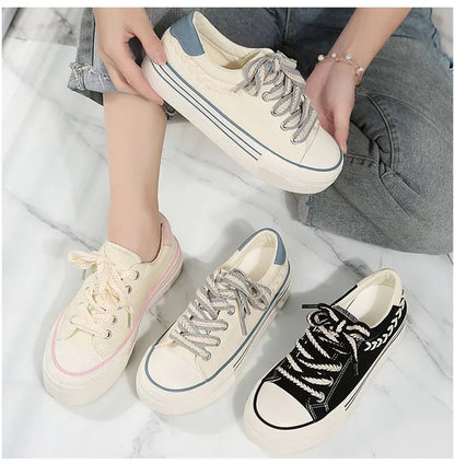 HIGH CANVA WOMEN SHOES