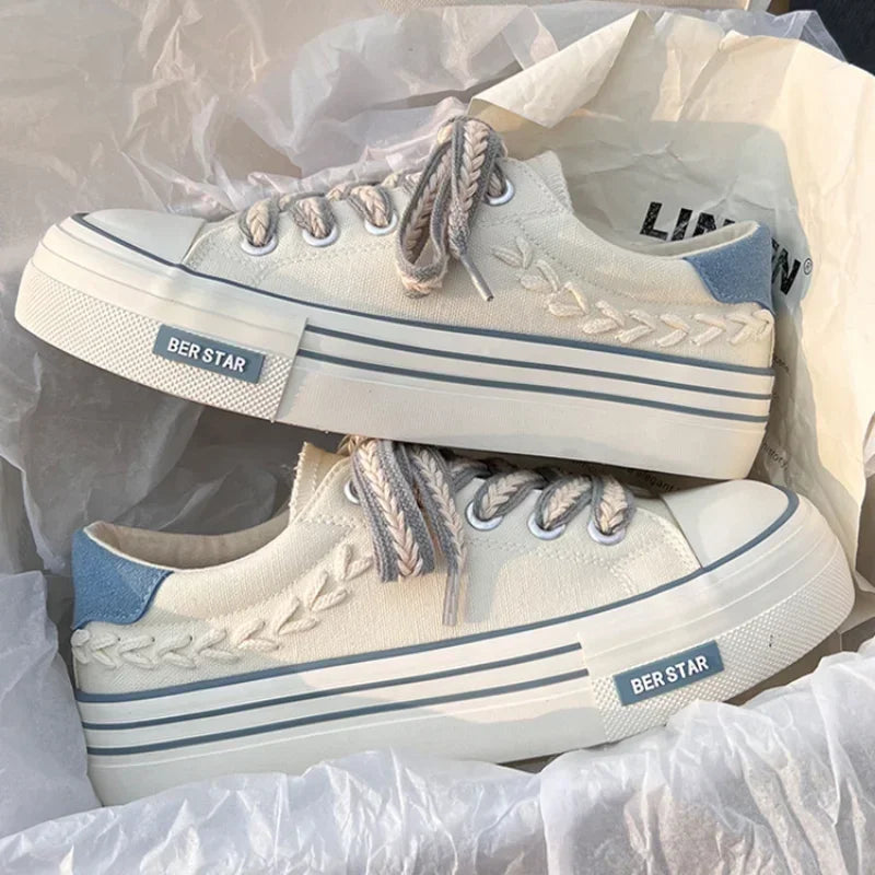 HIGH CANVA WOMEN SHOES