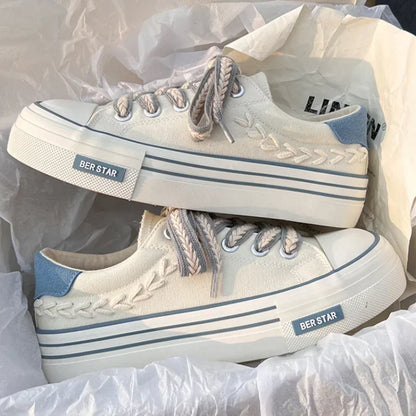 HIGH CANVA WOMEN SHOES