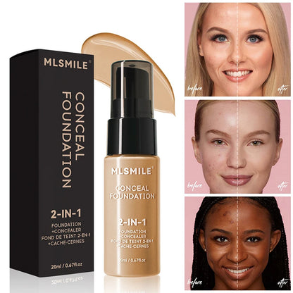 MLSMILE 2-EN-1 CONCEAL+FONDATION