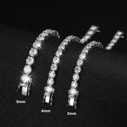 MOISSANITE DIAMOND TENNIS BRACELET FOR WOMEN