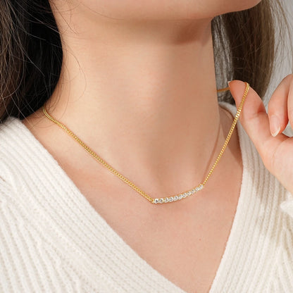 MOISSANITE DIAMOND NECKLACE