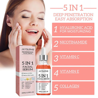JAYSUING 5 IN 1 FADE FINE LINES FIRMING FACE SERUM