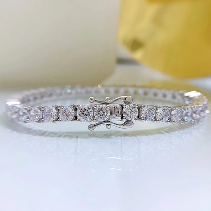 MOISSANITE DIAMOND TENNIS BRACELET FOR WOMEN