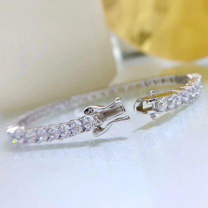 MOISSANITE DIAMOND TENNIS BRACELET FOR WOMEN