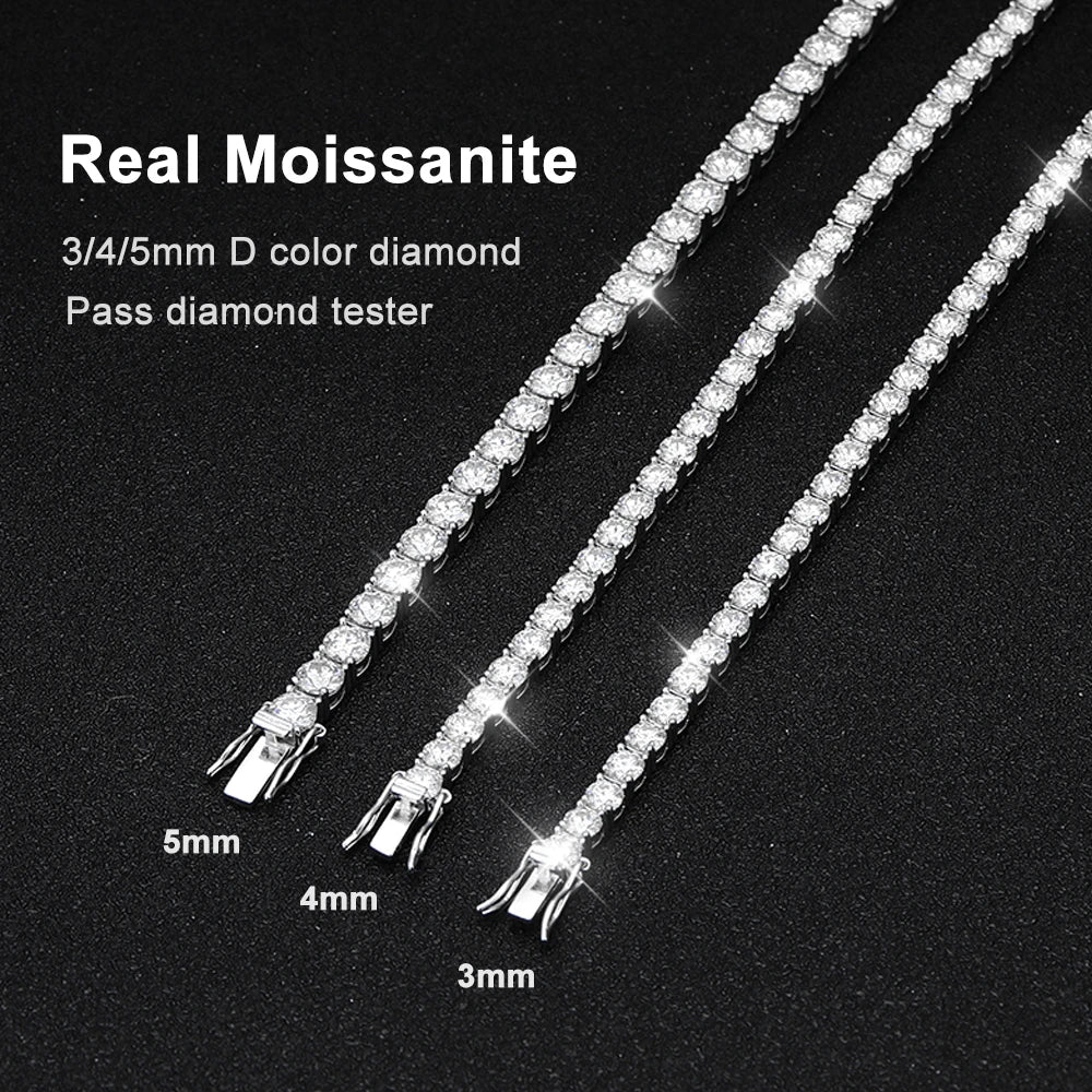 MOISSANITE DIAMOND TENNIS BRACELET FOR WOMEN