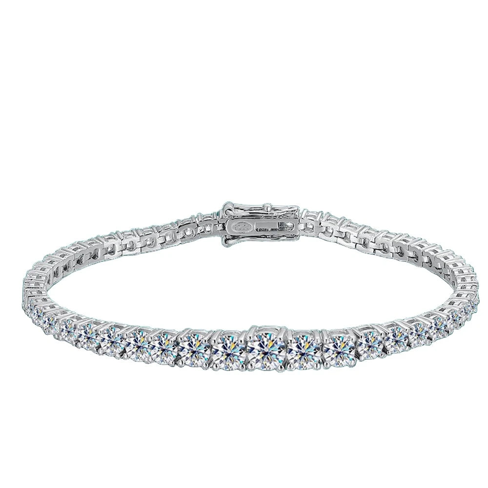 MOISSANITE DIAMOND TENNIS BRACELET FOR WOMEN