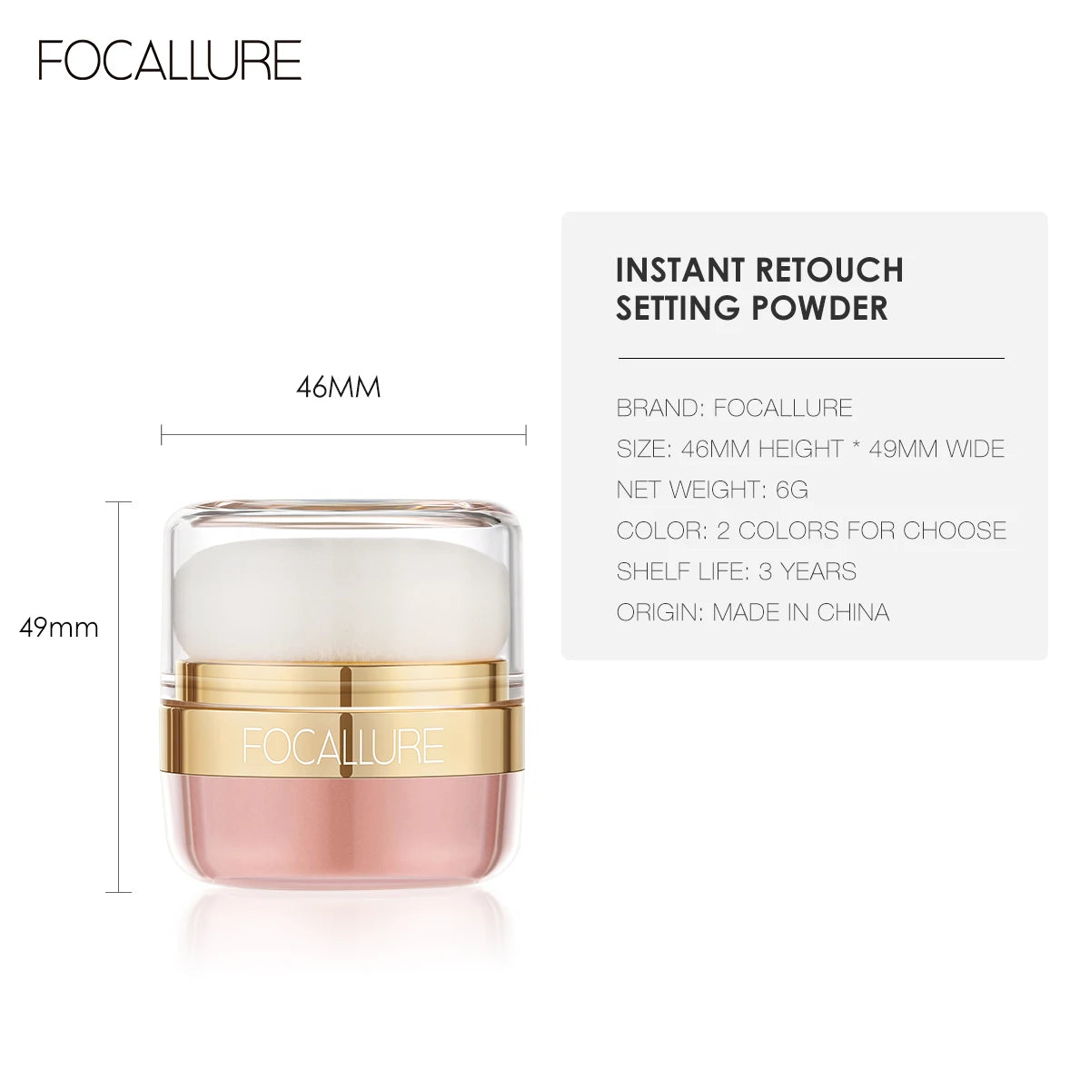 FOCALLURE GLITTER BRONZERS HIGHLIGHTER