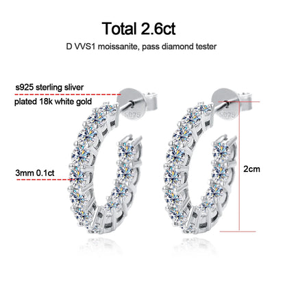 MOISSANITE DIAMOND WOMEN EARRING