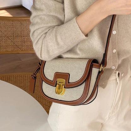 METAL DECOR SADDLE BAG